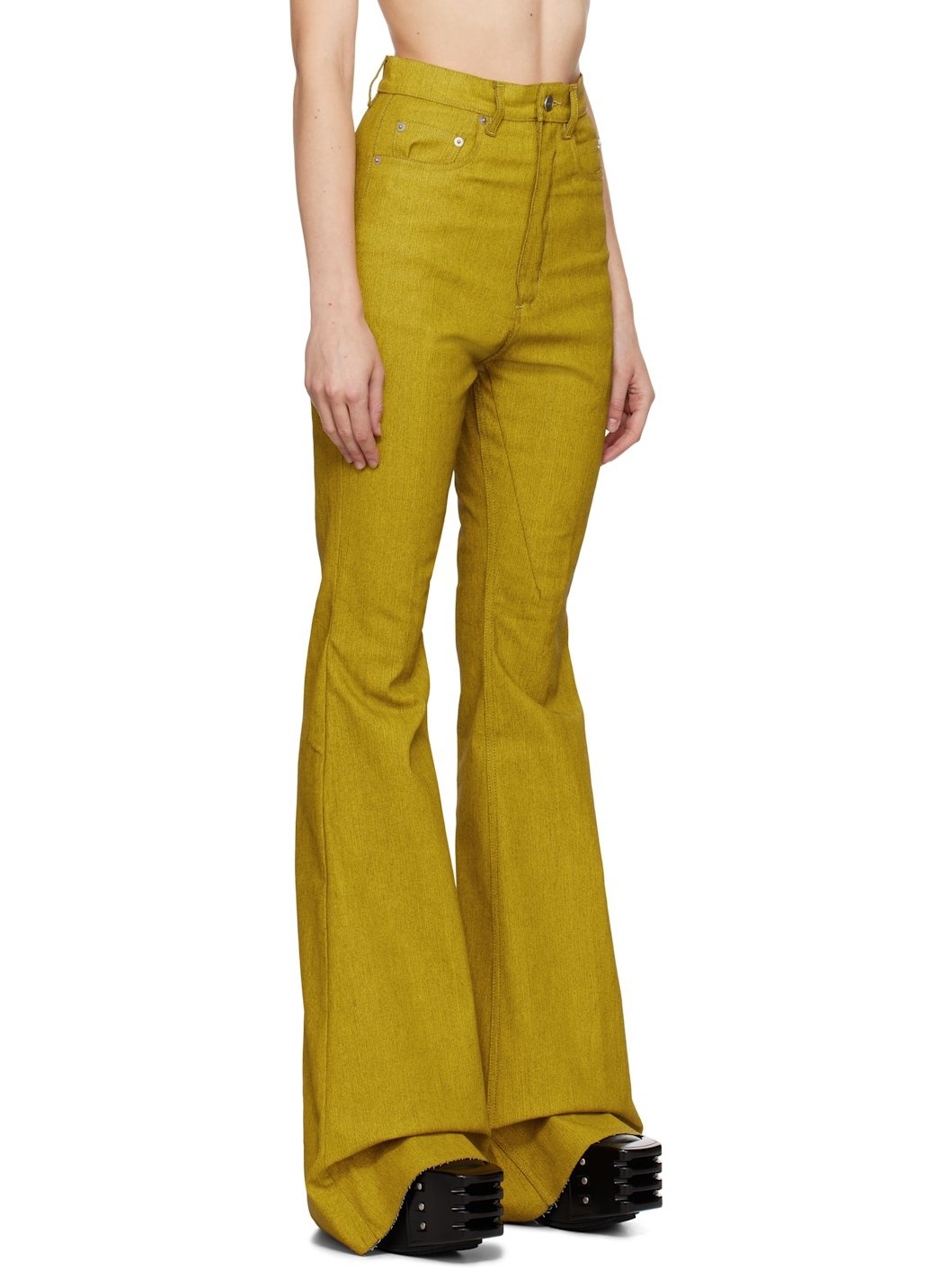 Yellow Porterville Bolan Bootcut Jeans - 2