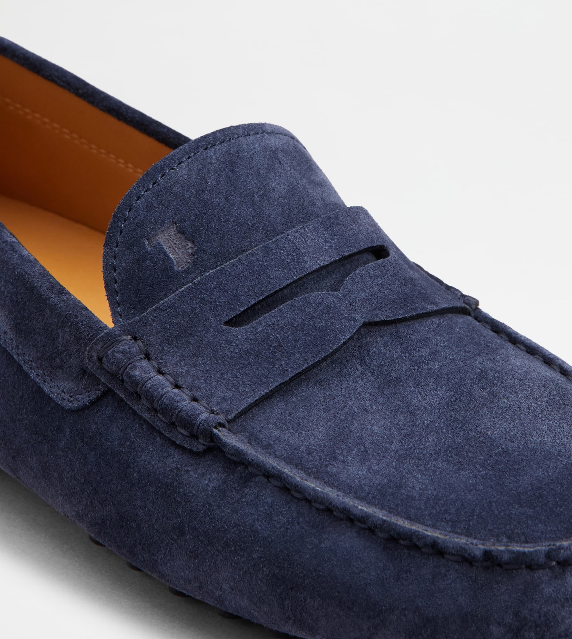 GOMMINO DRIVING SHOES IN SUEDE - BLUE - 6