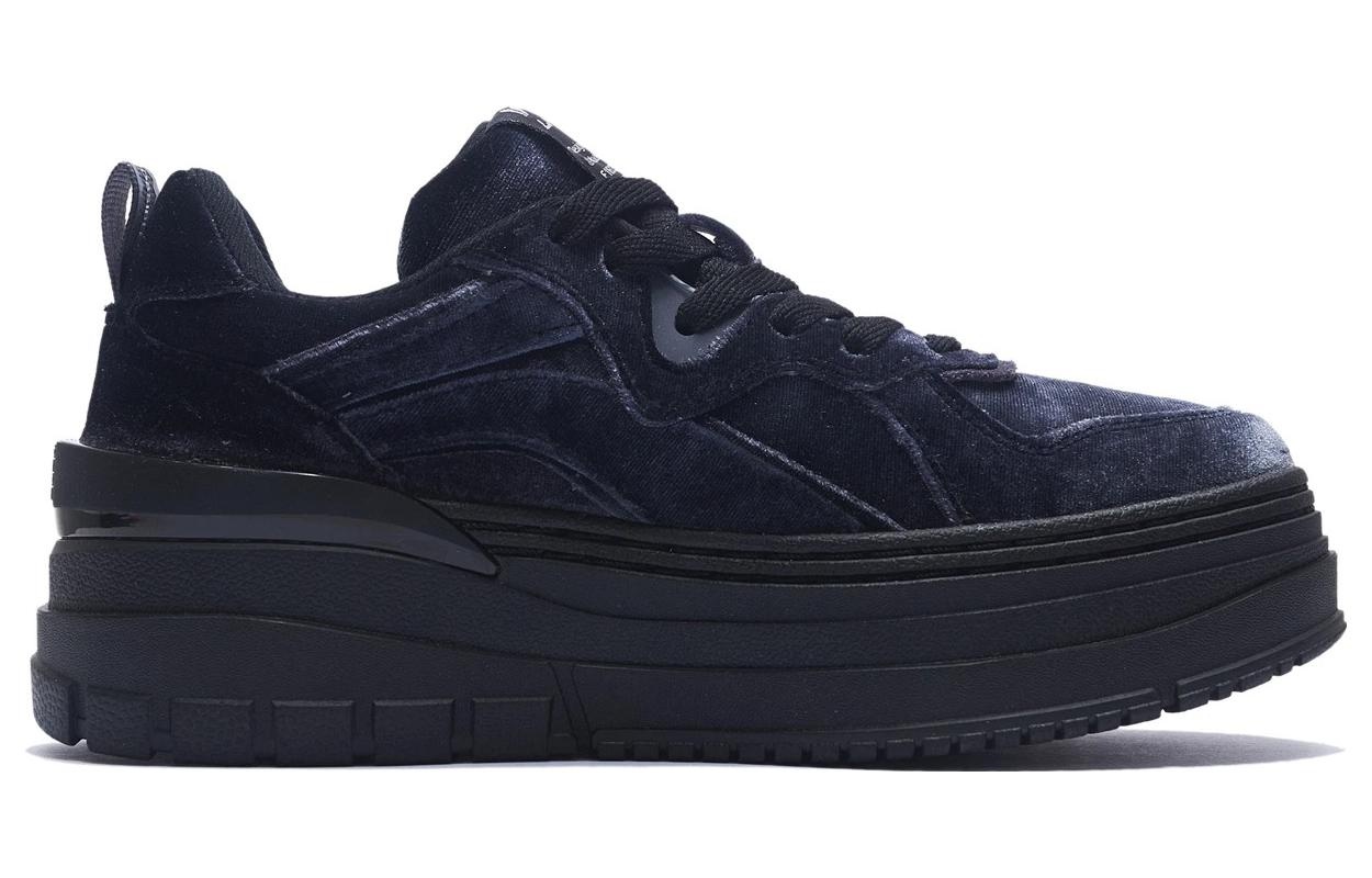 (WMNS) Li-Ning Platform High Top 'Black' AGCS302-3 - 2