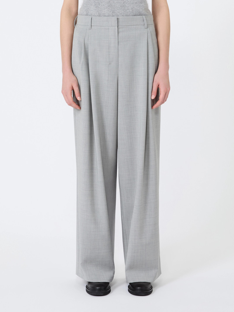 TARTUFO Woollen cloth trousers - LIGHT GREY 3