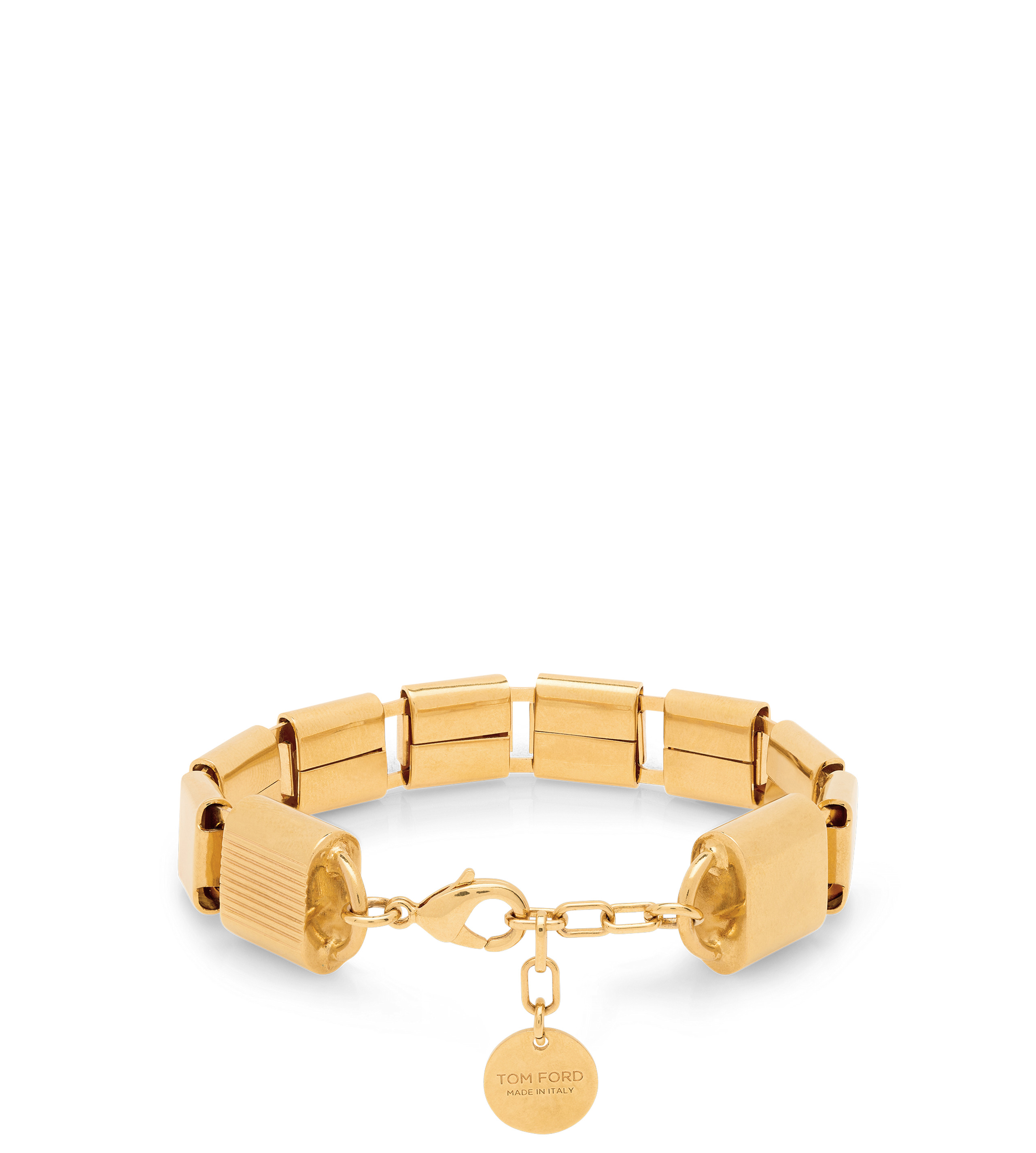 BRASS BOX BRACELET WITH PADLOCKS - 2