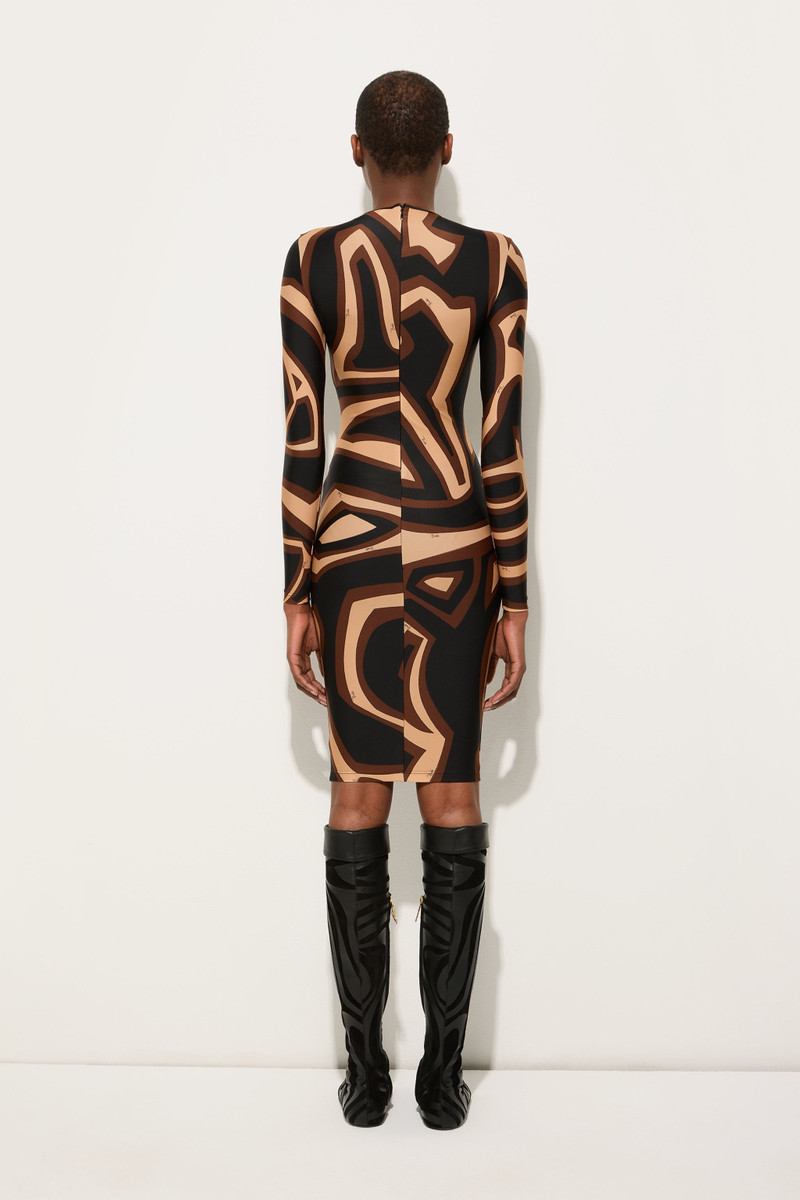 LABIRINTO PRINT LYCRA DRESS 4