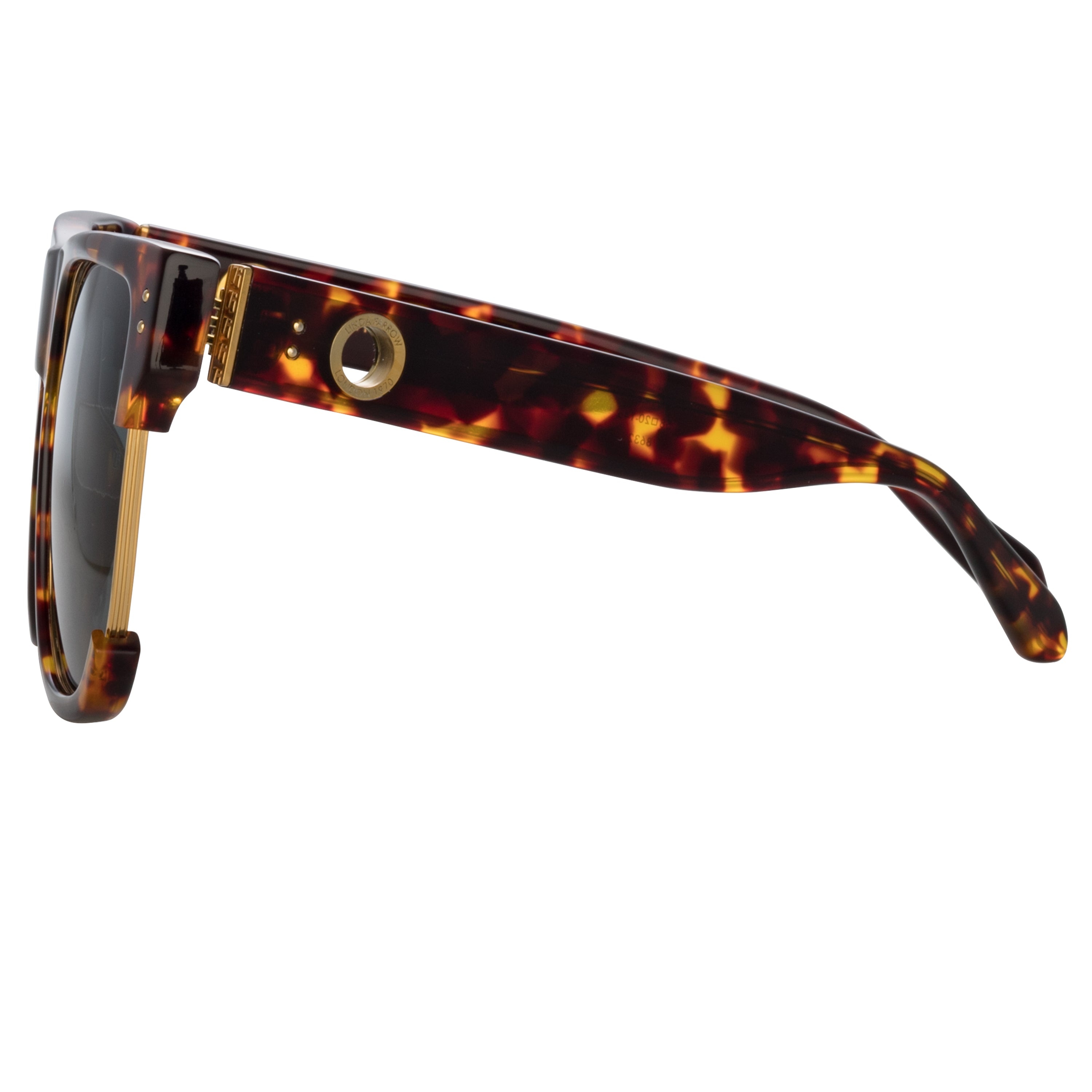 MEN'S LOMAS D-FRAME SUNGLASSES IN TORTOISESHELL - 3