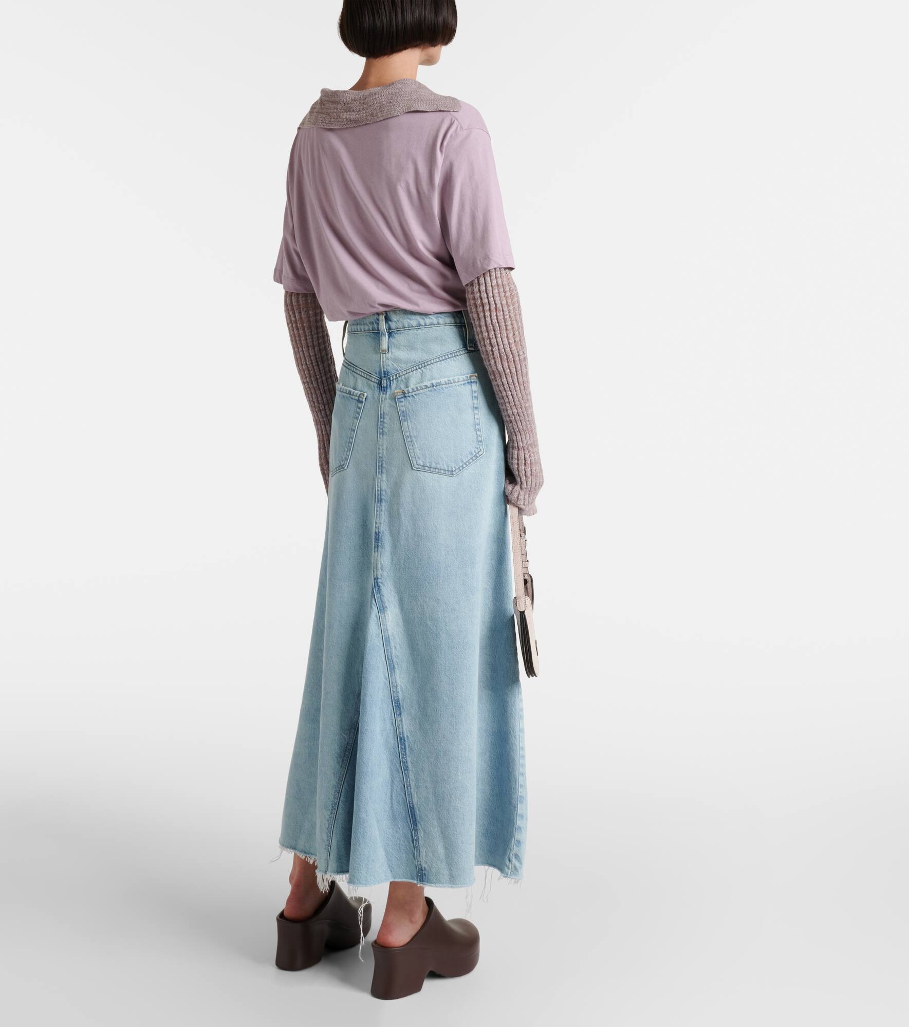 Dorothy denim maxi skirt - 3