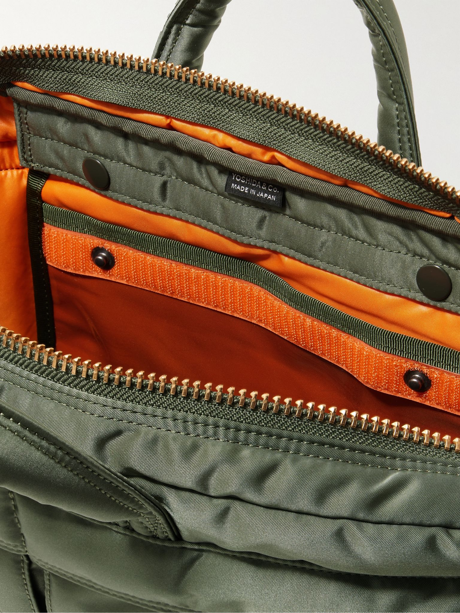Tanker 2Way Nylon-Twill Briefcase Green - 5