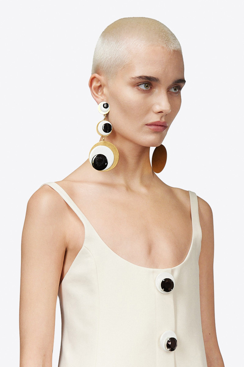 ENAMEL EYE DROP EARRINGS 3