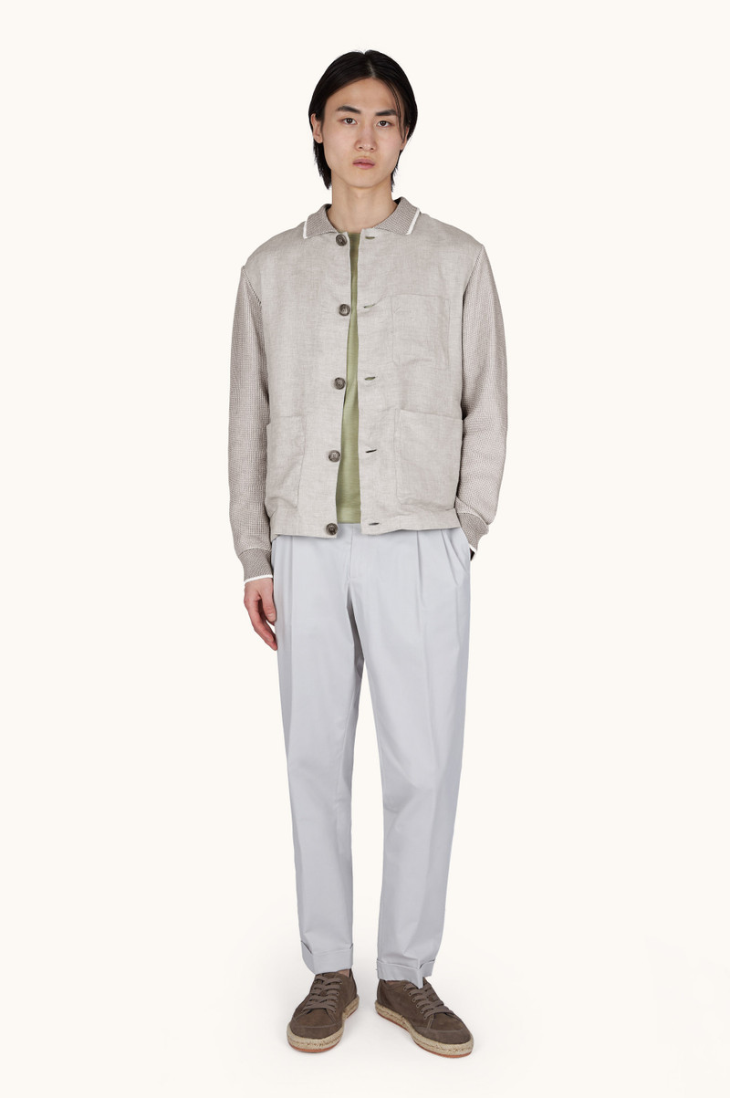 Paul & Shark HYBRID CARDIGAN IN PIUMA COTTON AND LINEN outlook