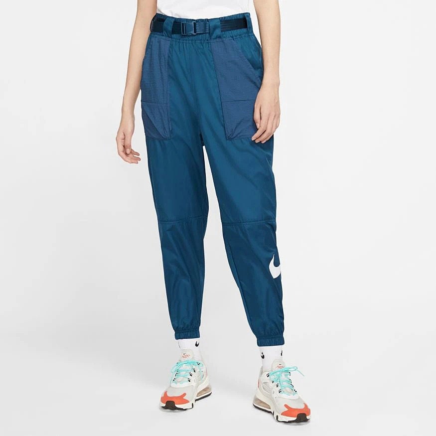 (WMNS) Nike Woven Quick Dry Sweatpants Blue CJ3777-432 - 4