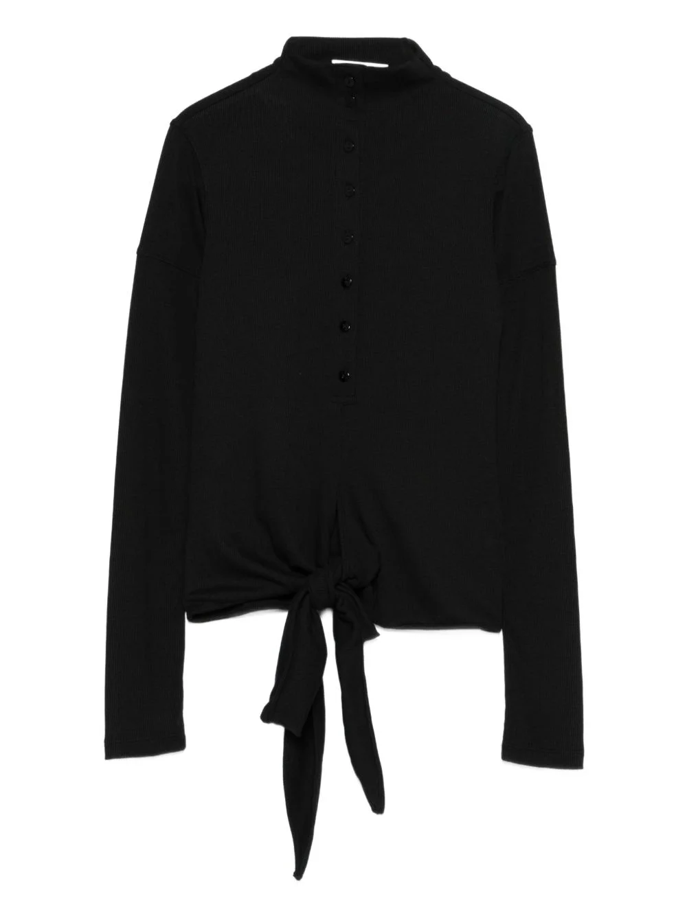 tie-front blouse - 1