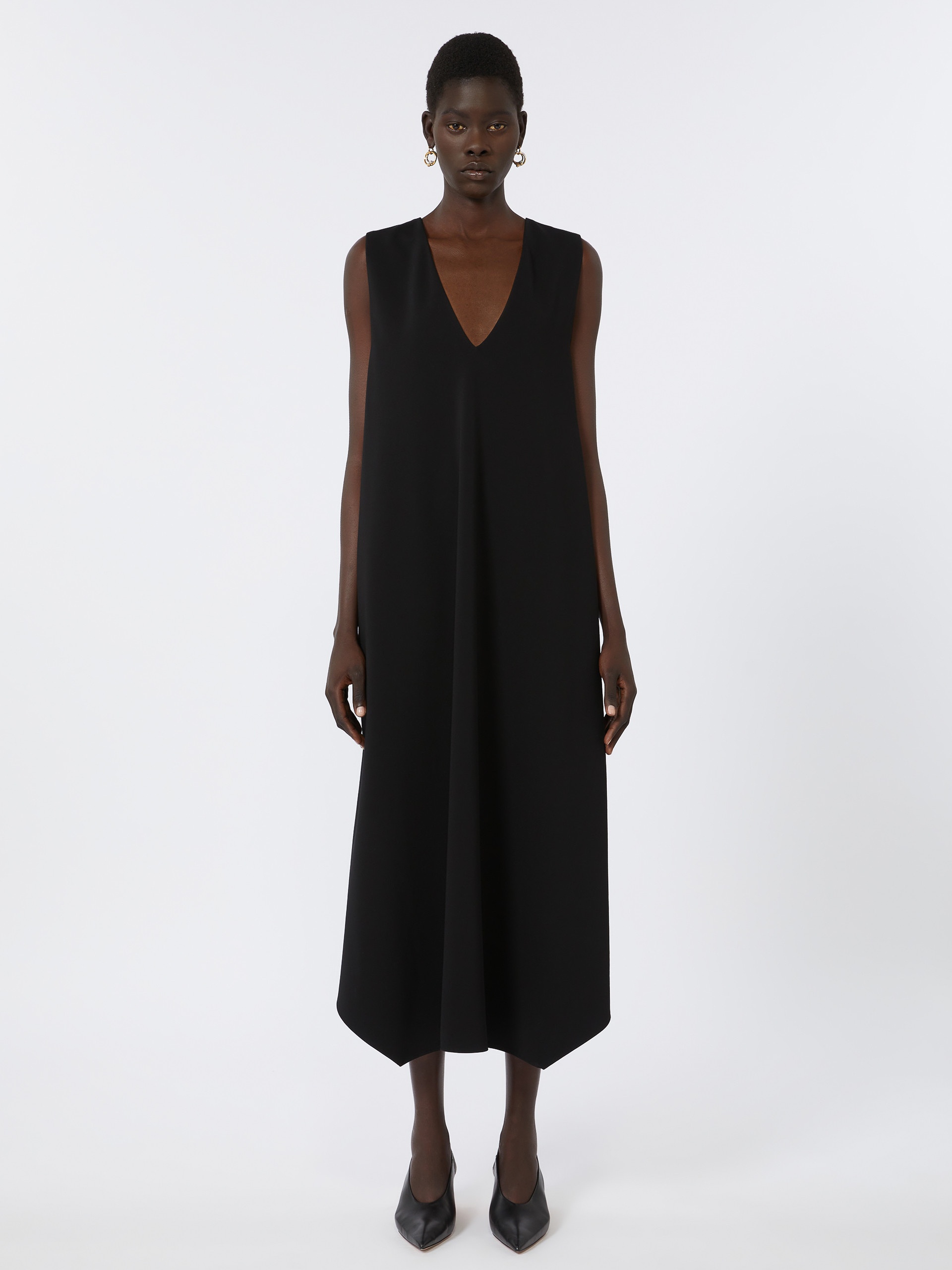 SASIA Sleeveless crepe dress - 3