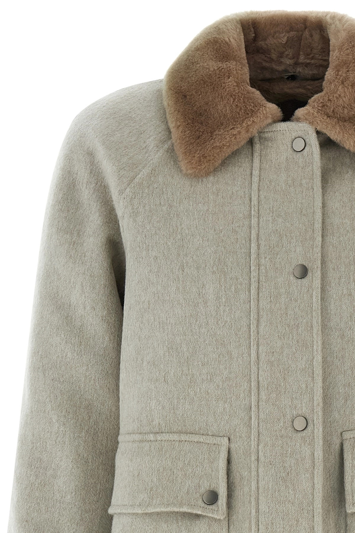 Sheepskin insert jacket - 4