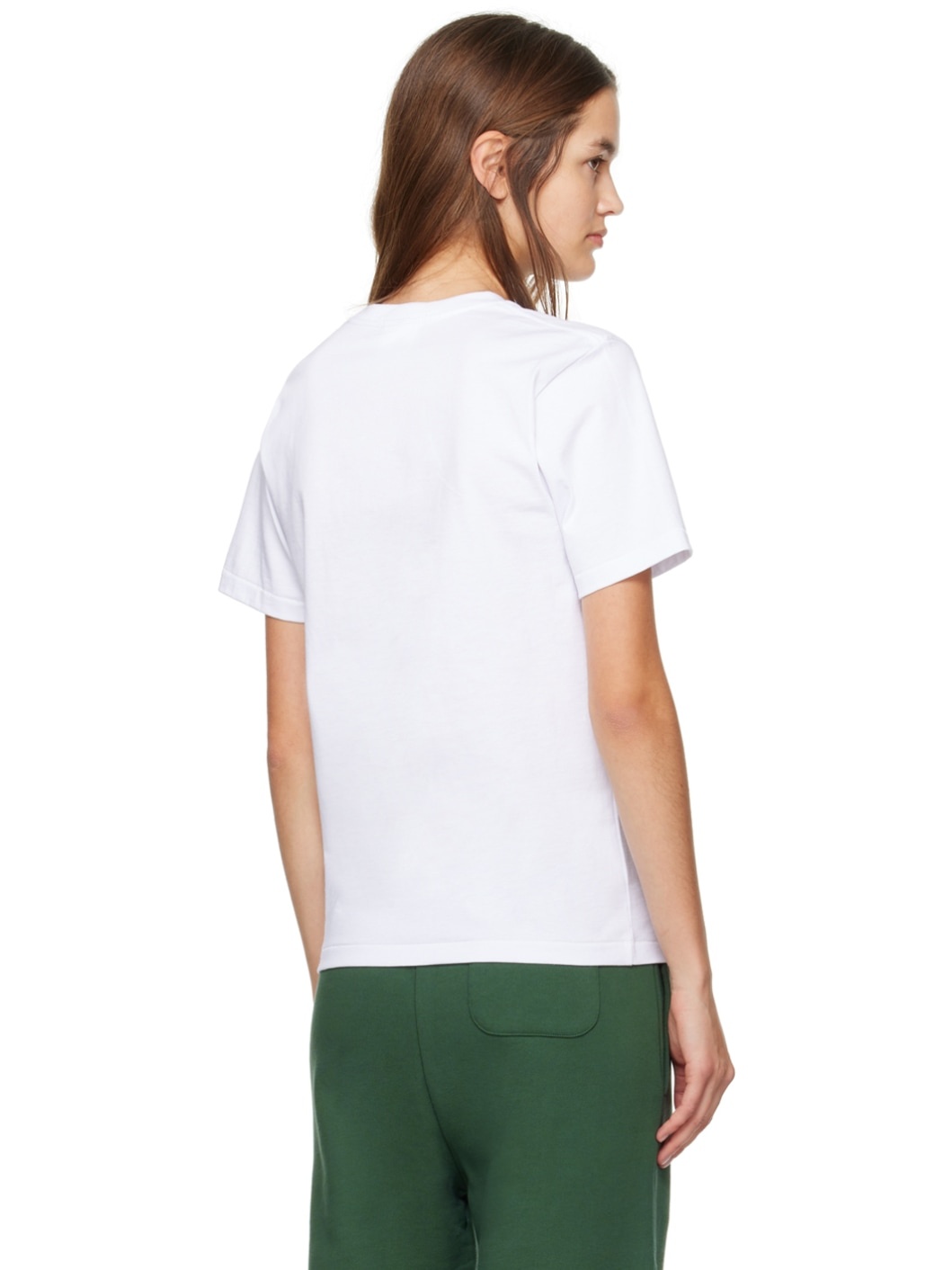 White ABC Camo College T-Shirt - 3