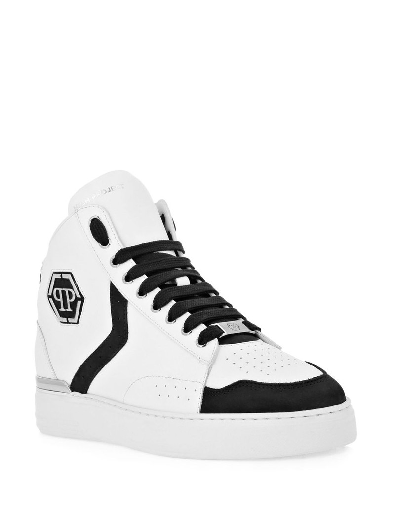 PHILIPP PLEIN Hexagon hi-top sneakers outlook