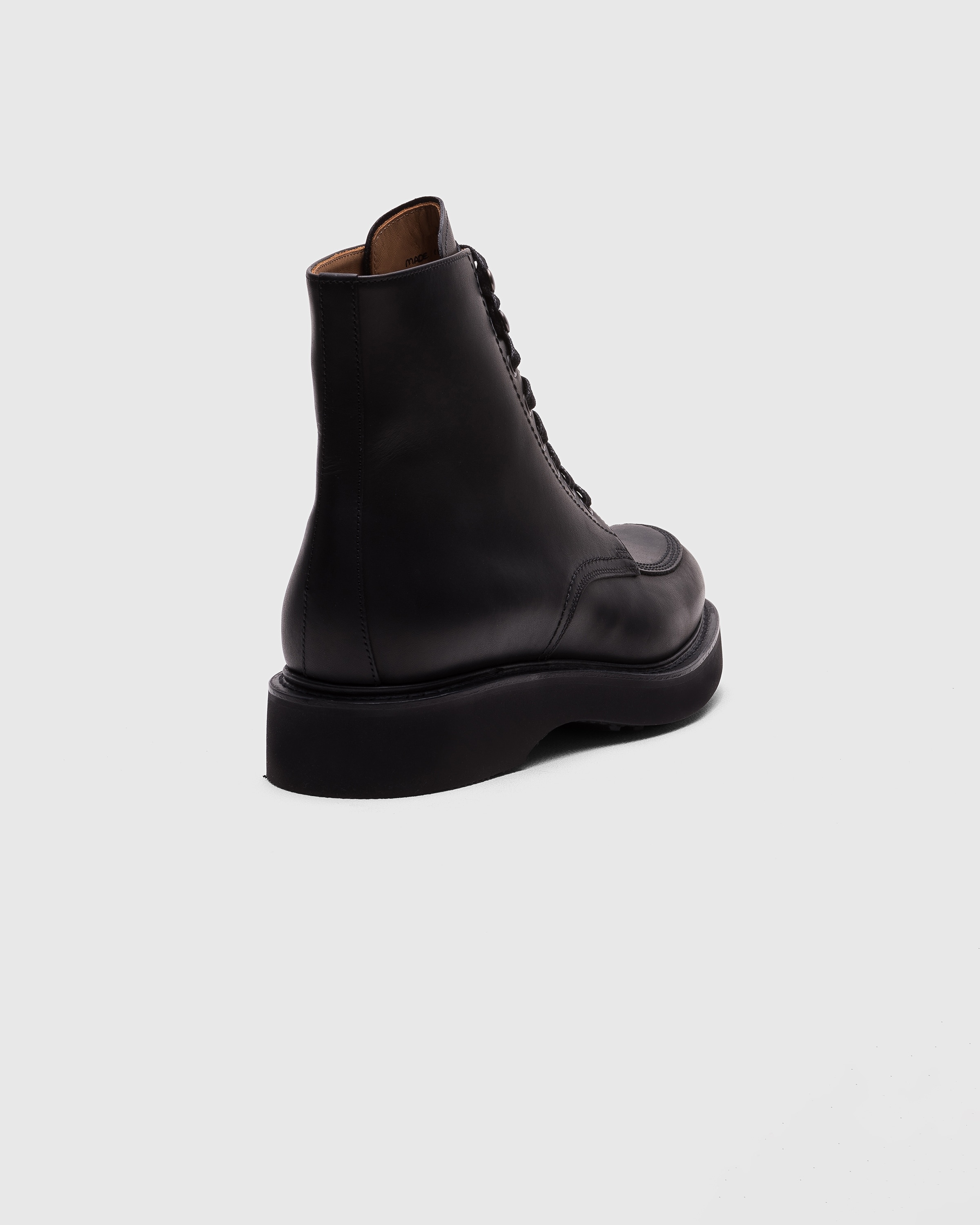 Pull Up Calf Lace-up Boot - 4