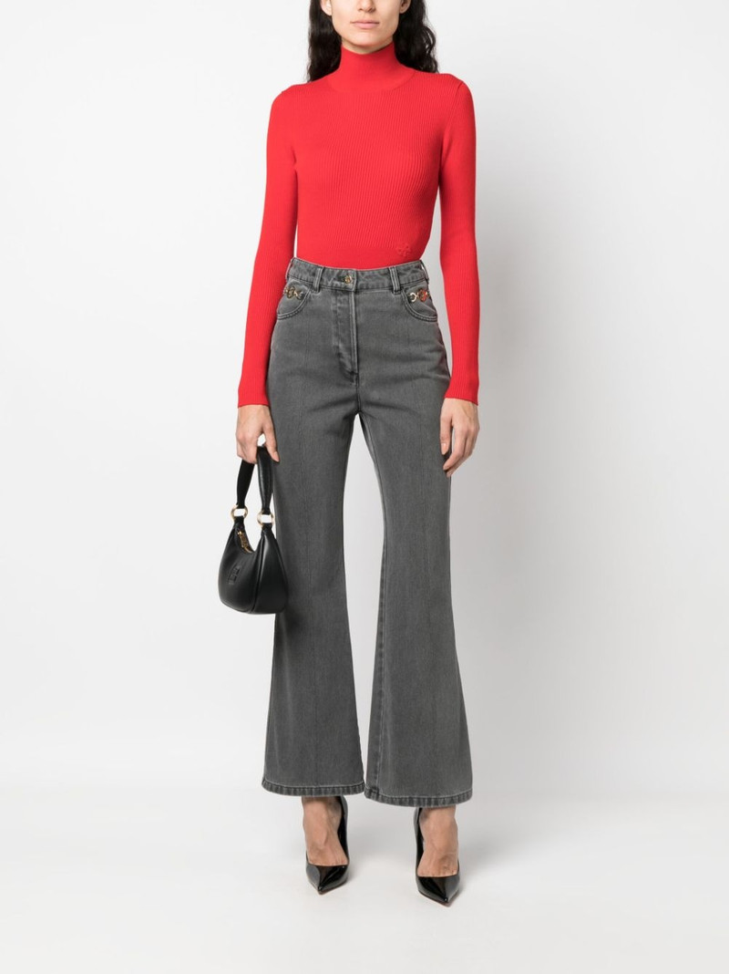 PATOU merino-blend mock-neck jumper outlook