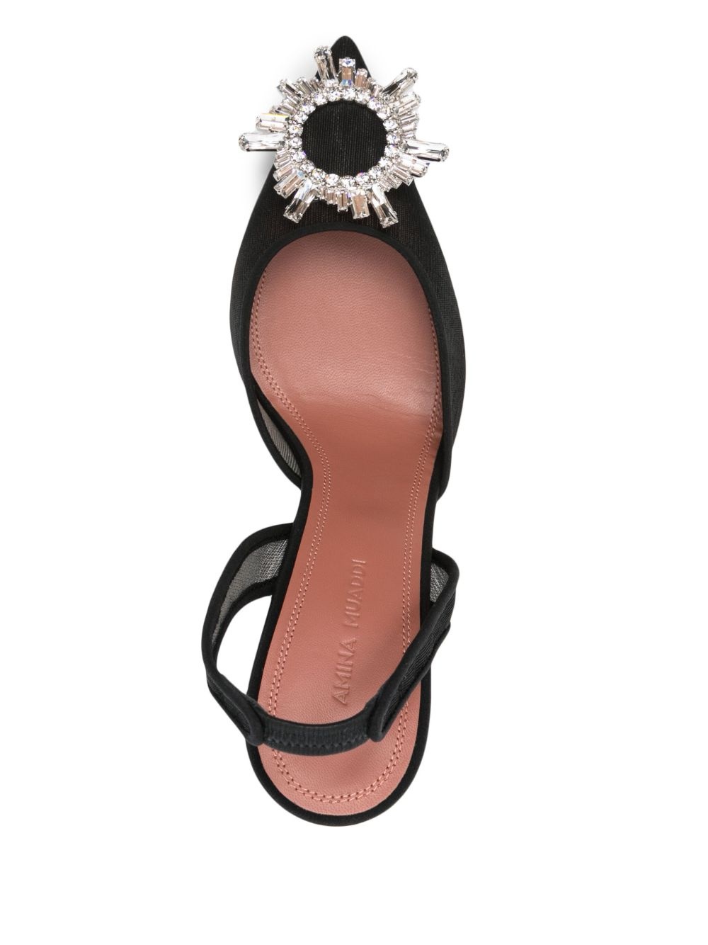 90mm Begum Glass slingback pumps - 4