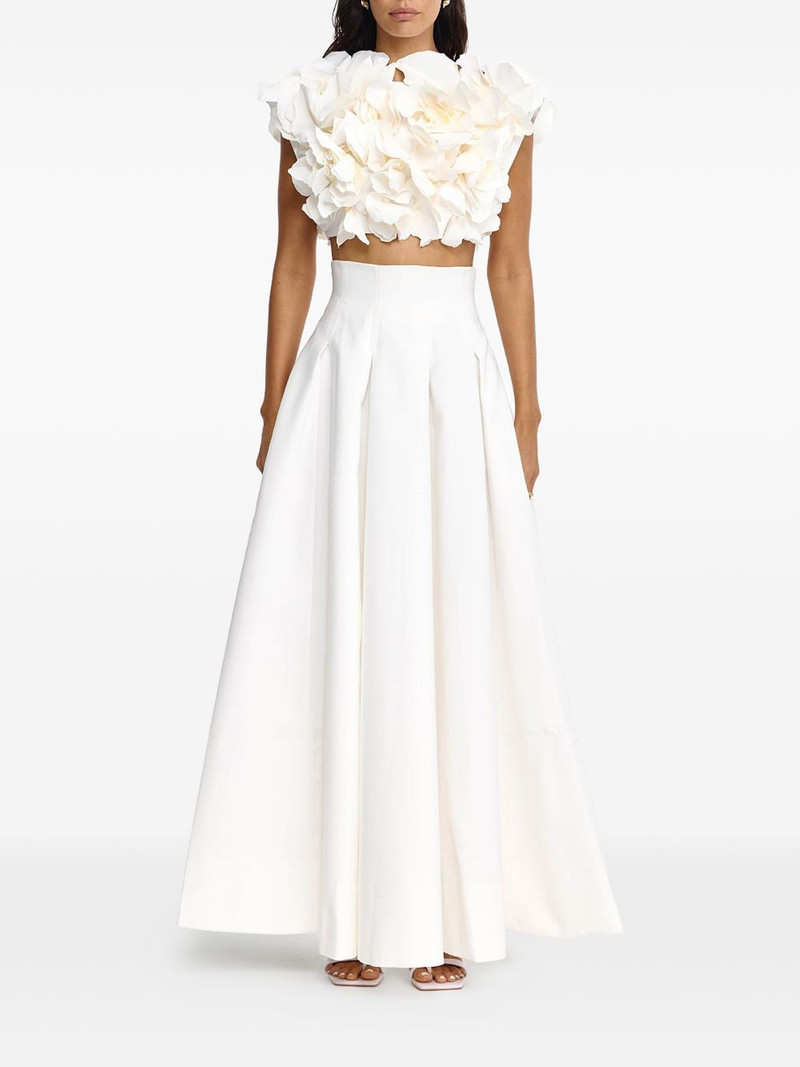 Acler Kelletsin pleated maxi skirt outlook