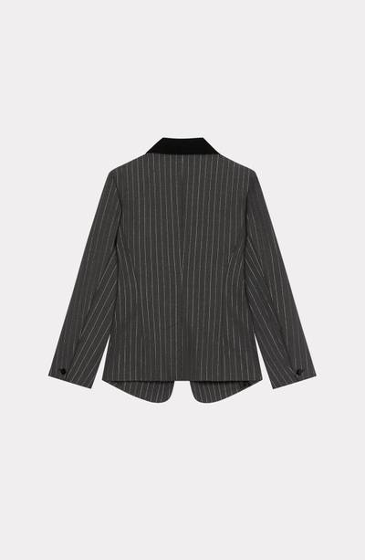 KENZO Striped fitted suit jacket outlook