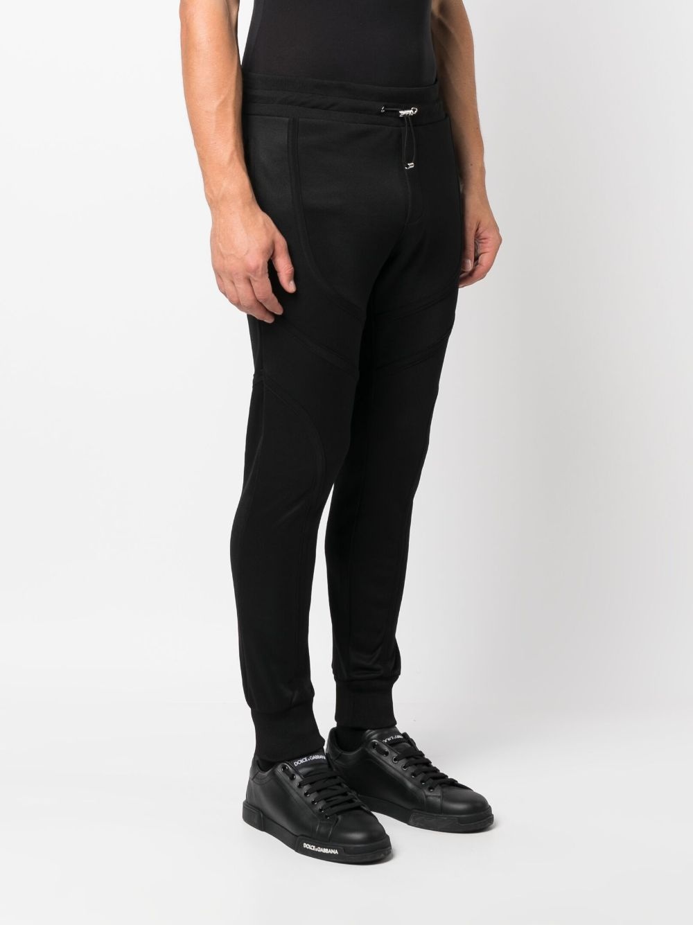 Basic drawstring track pants - 3