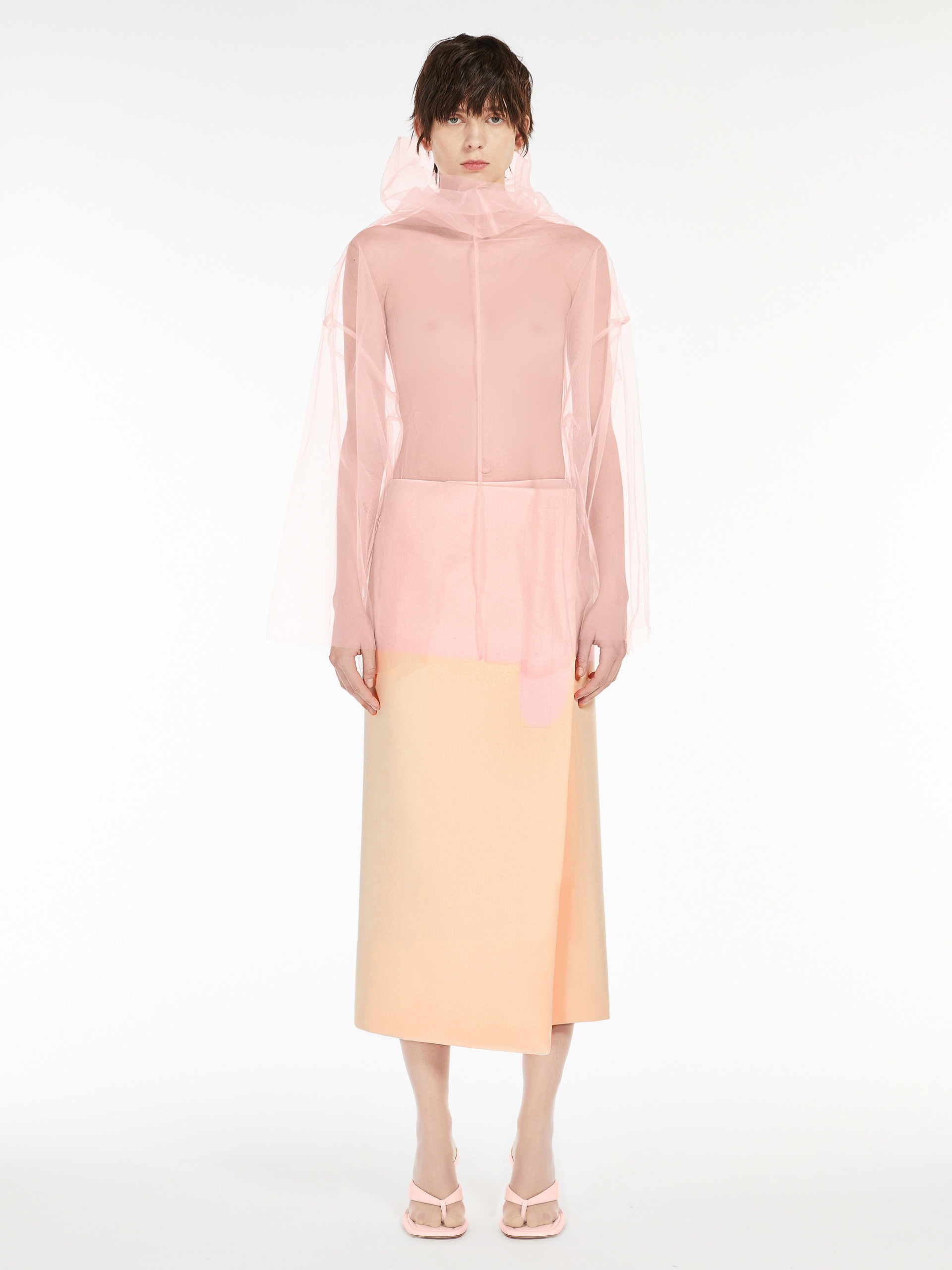 ADRIA1234 Asymmetric wrap skirt - 2