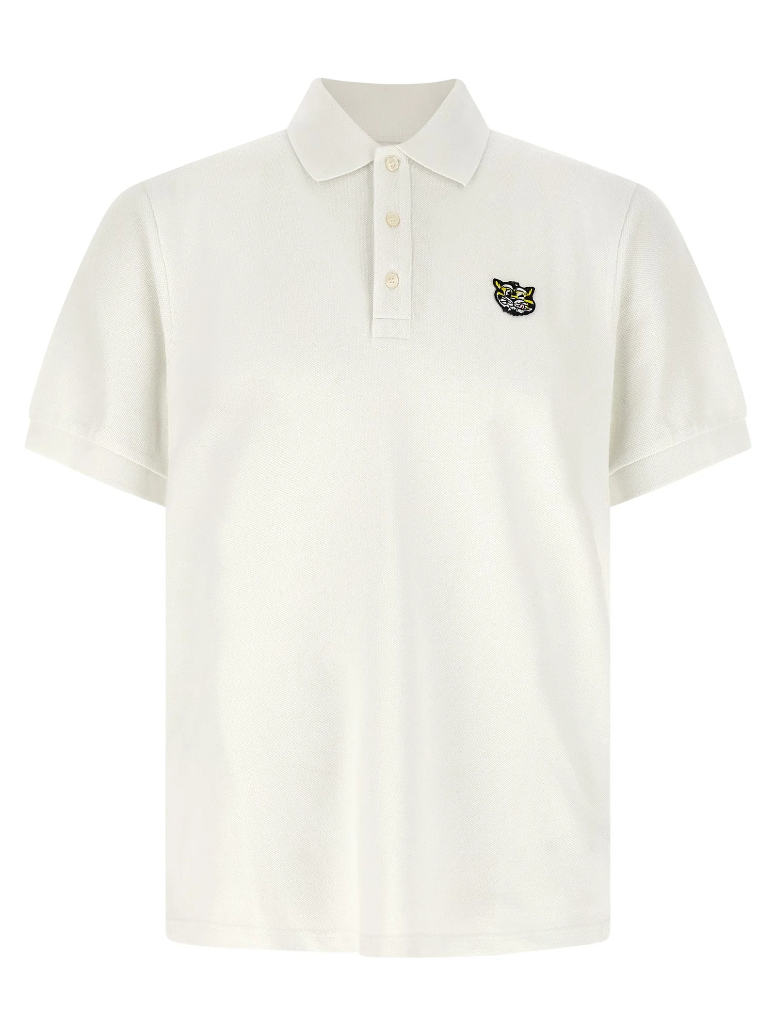 Wild Tiger Gots Polo White - 1
