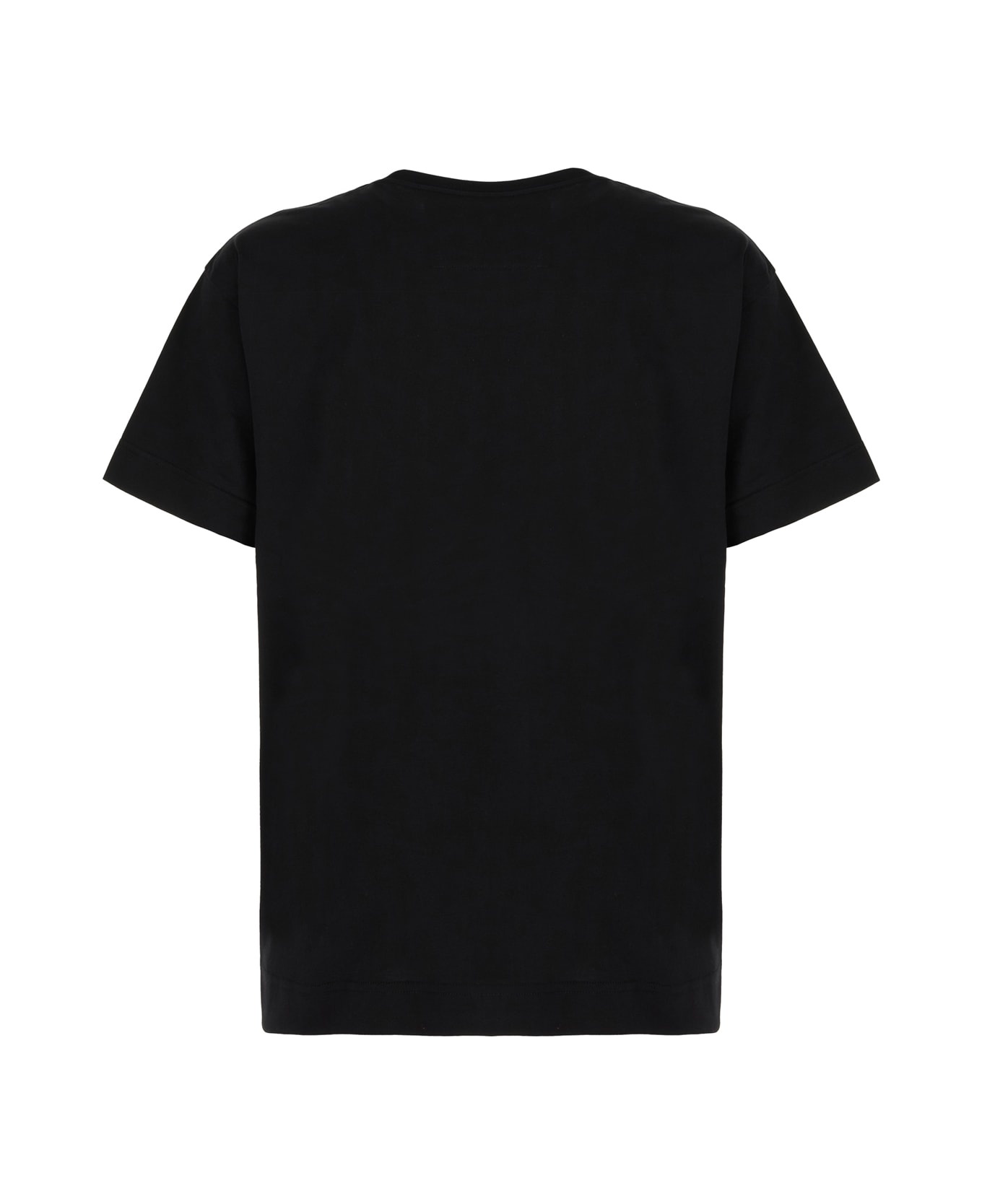 Black Cotton T-shirt - 2