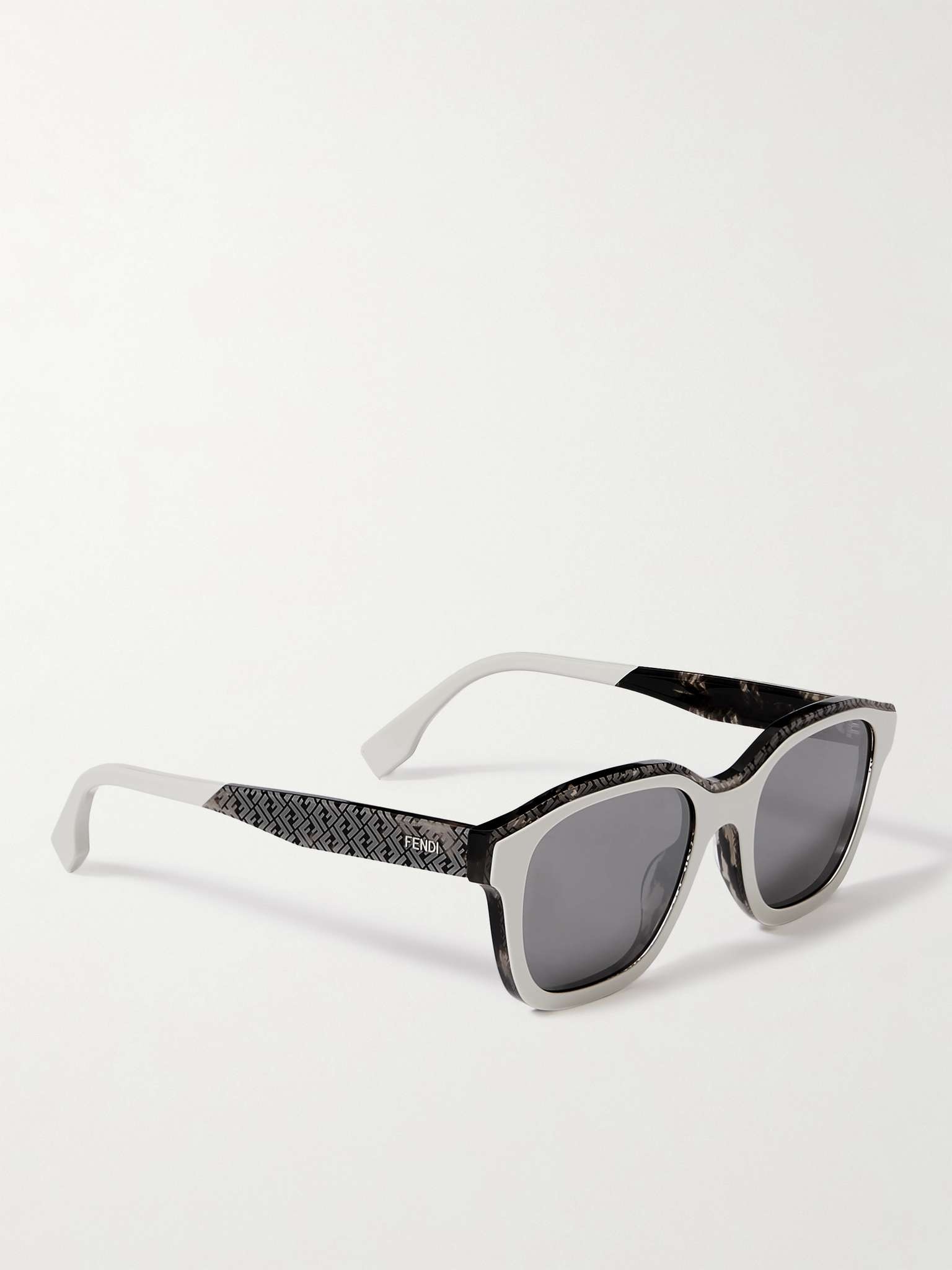 Bilayer Square-Frame Acetate Sunglasses - 3