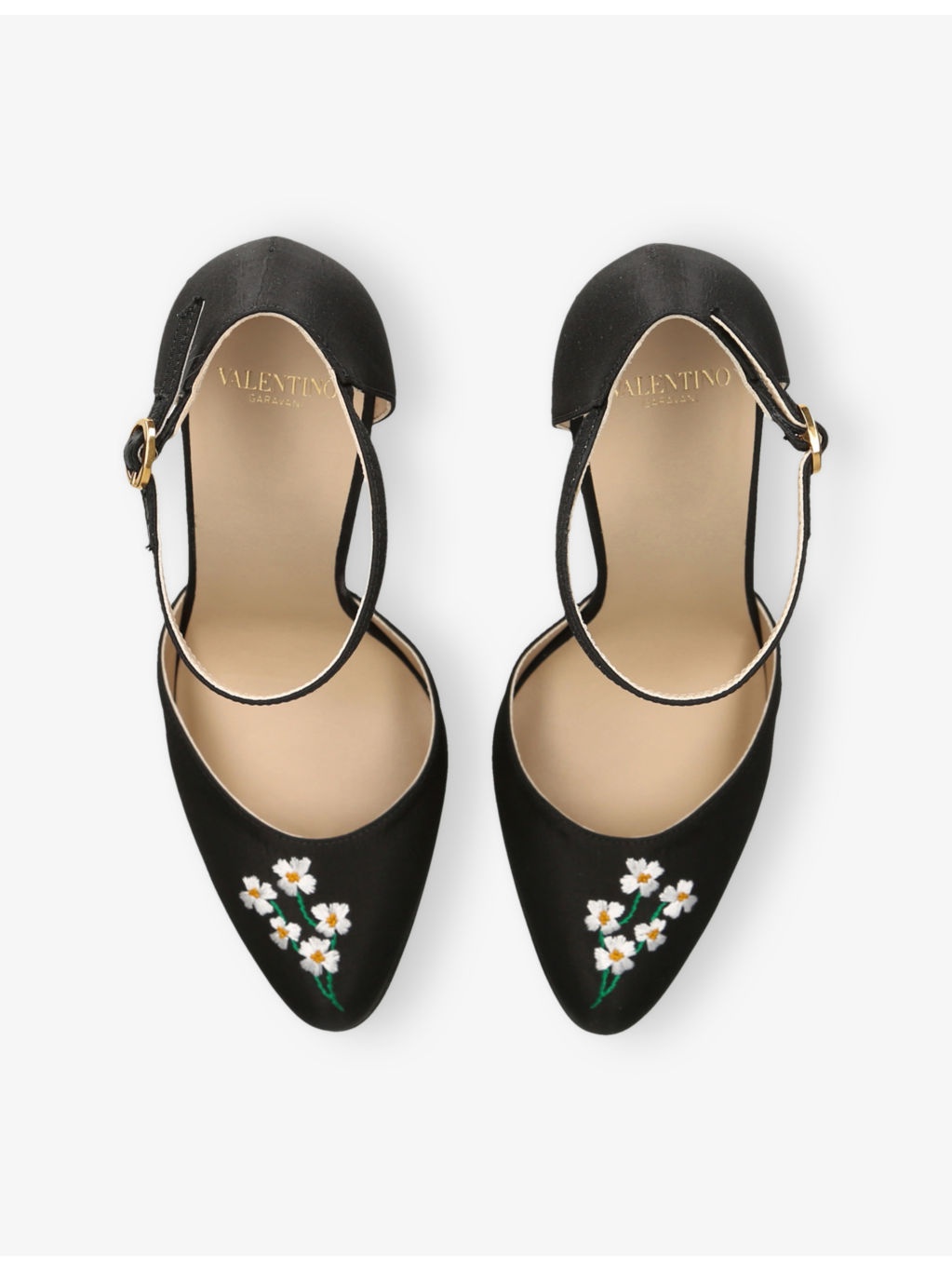 Hi Dolly Leather Heeled Courts - 2
