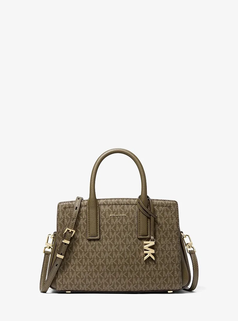 Laila Small Signature Logo Satchel - 1