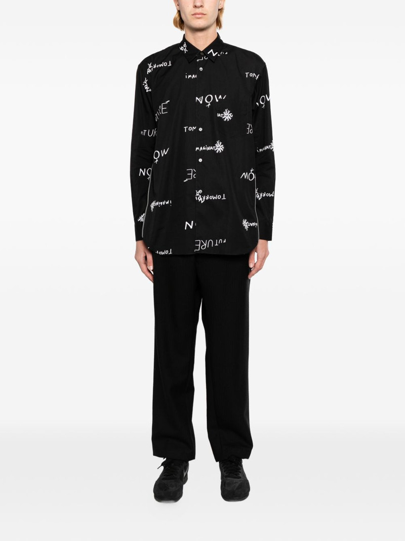 Comme des Garçons SHIRT tomorrow future zip shirt outlook