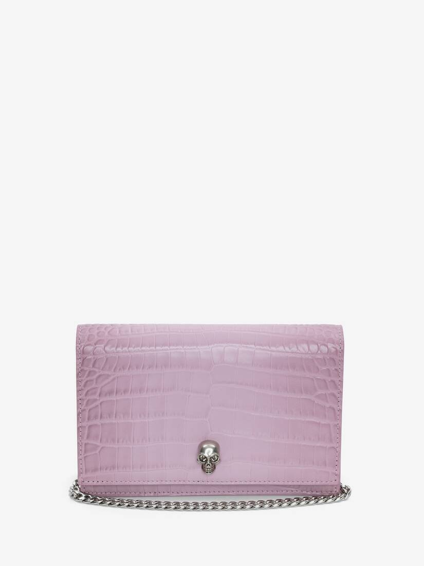 Women's Small Skull Bag in Antique Pink - 1