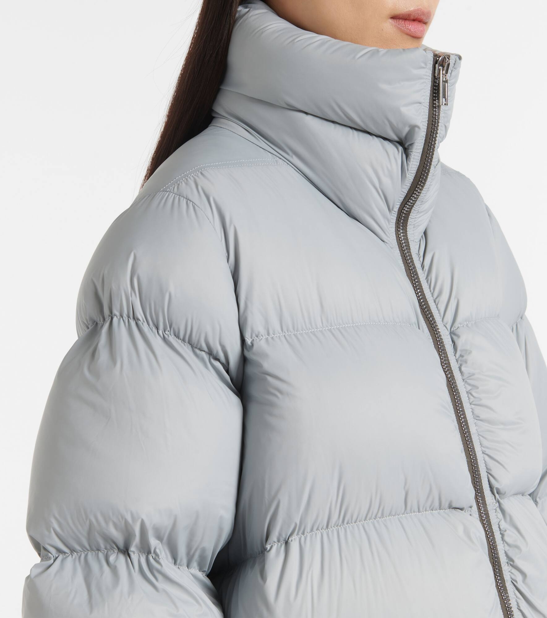 Turtle oversized down jacket - 4