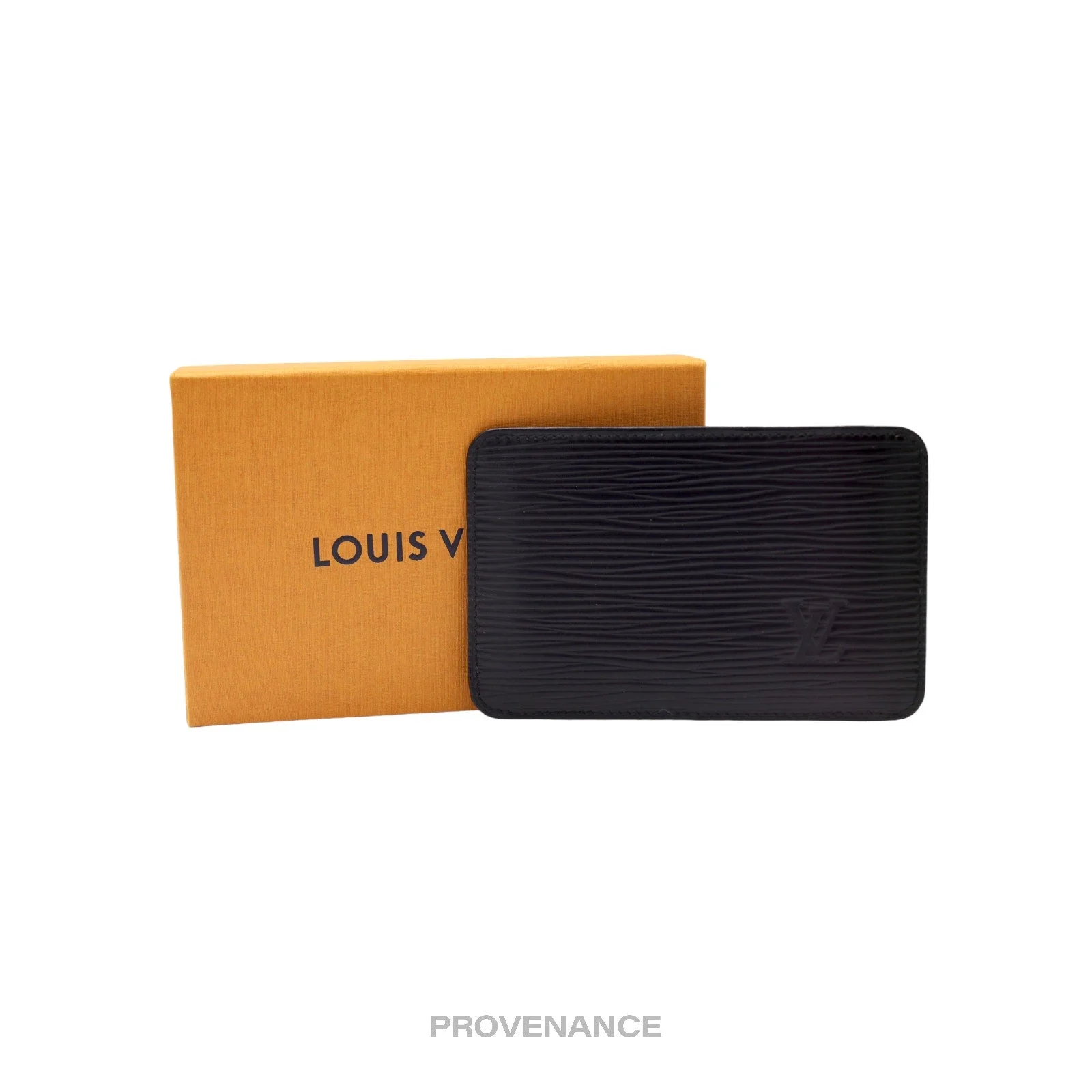 Louis Vuitton MALLETIER Card Holder Wallet - Black Epi - 1