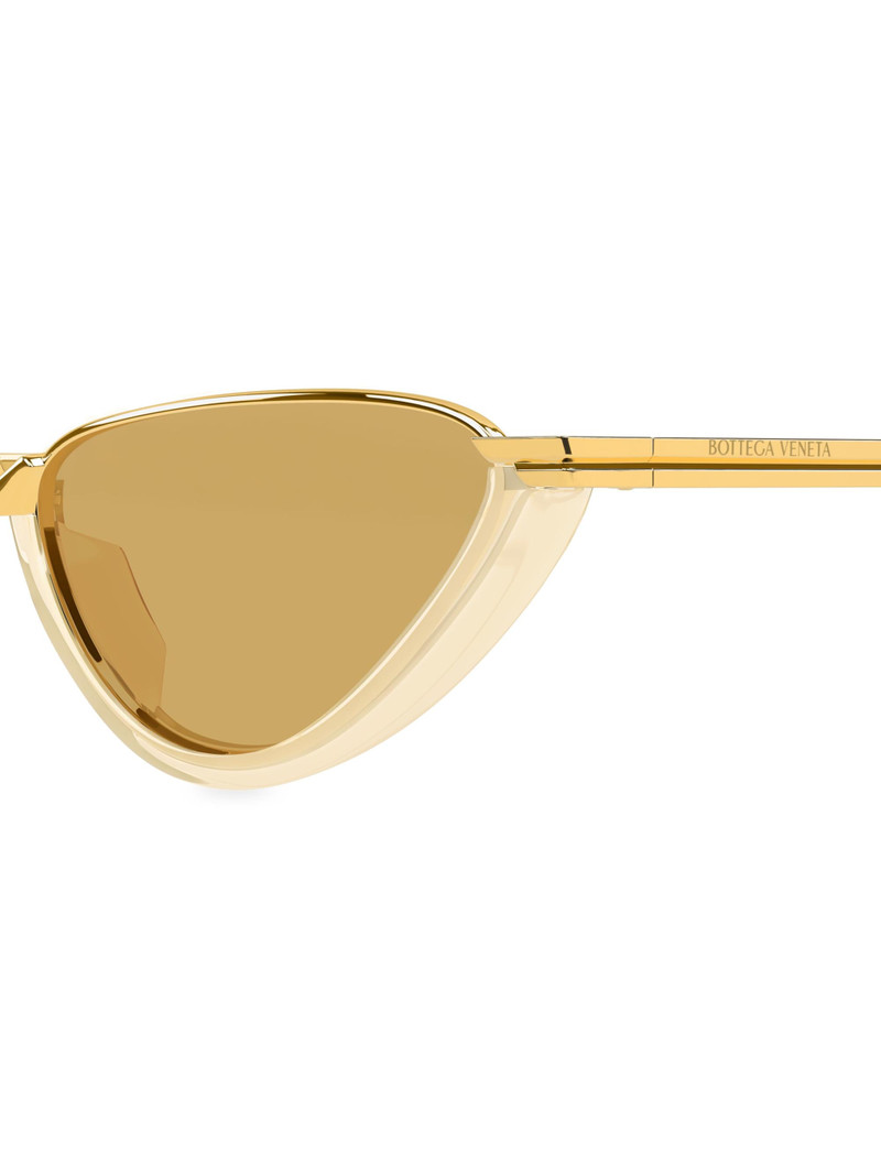 Women's Metal Combi 56MM Cat-Eye Sunglasses - Yellow 3