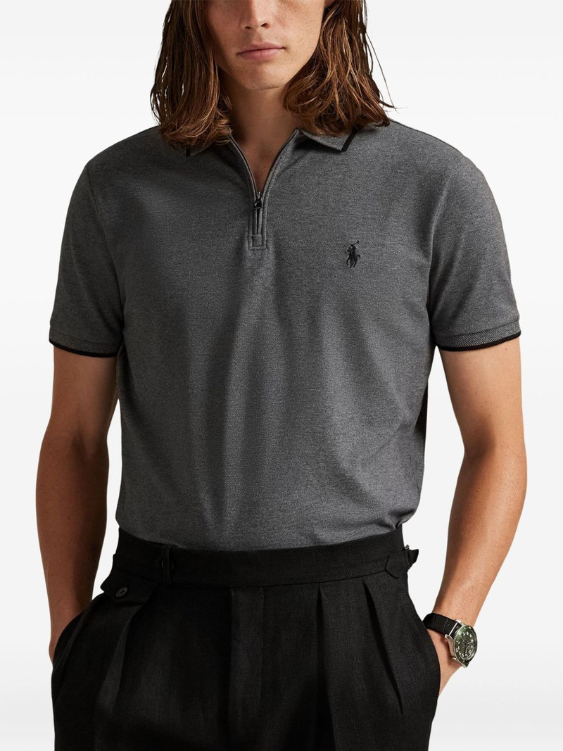 embroidered-logo polo shirt 3