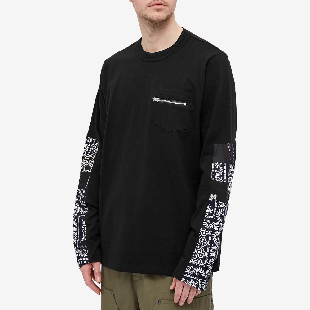 Sacai x Reyn Spooner Long Sleeve Archive Print Mix Tee - 5