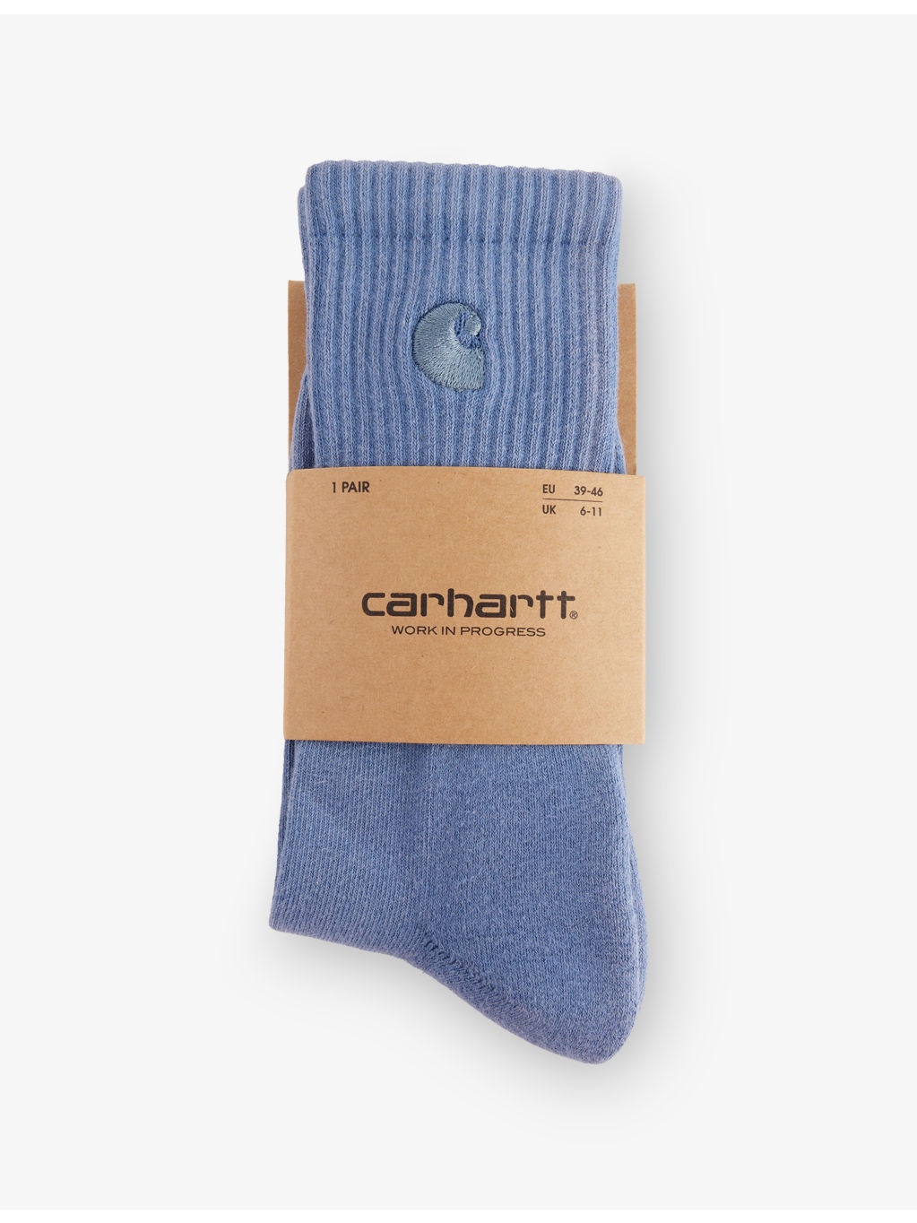Hudson Brand-Embroidery Stretch-Cotton Blend Socks - 1