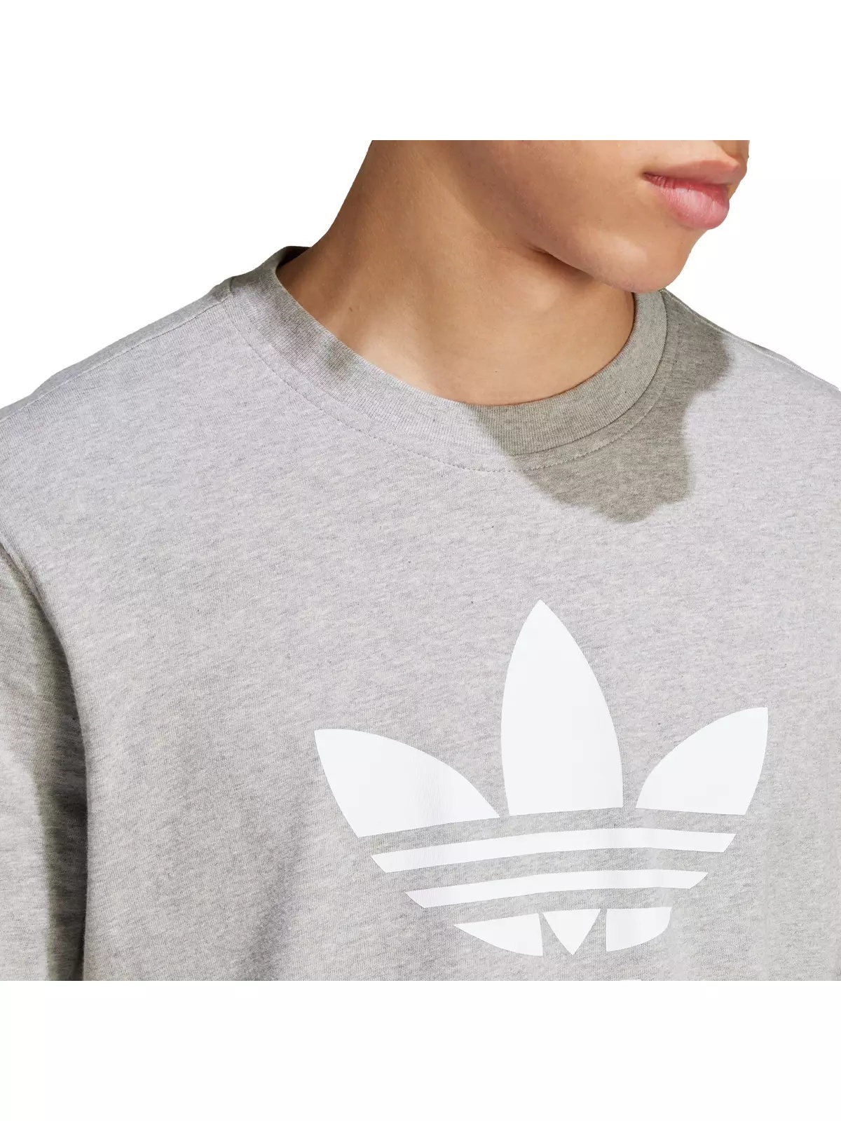 Men's Originals Adicolor Trefoil T-Shirt - Grey - 3