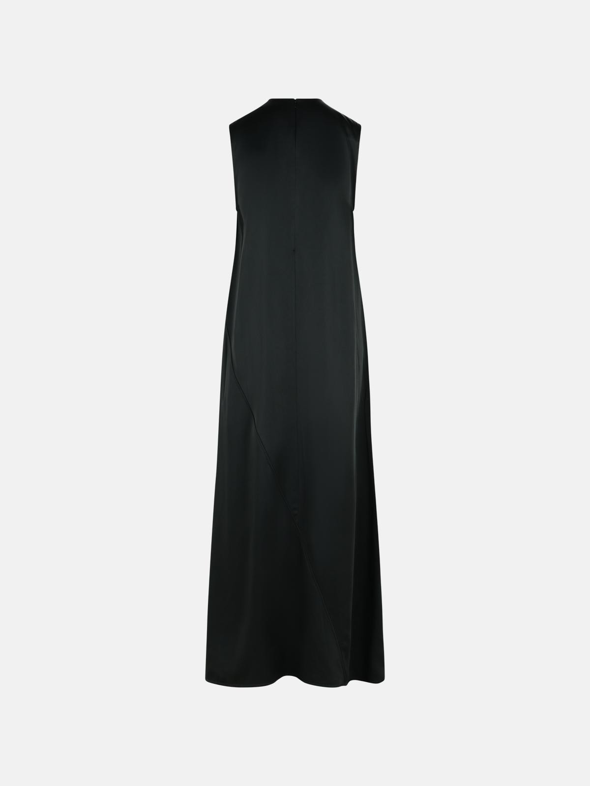 DRESS IN BLACK ACETATE BLEND - 3