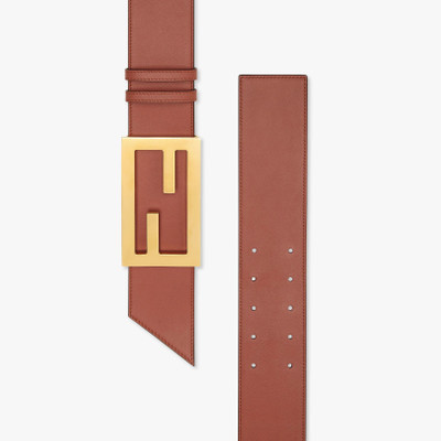 FENDI Brown leather belt outlook