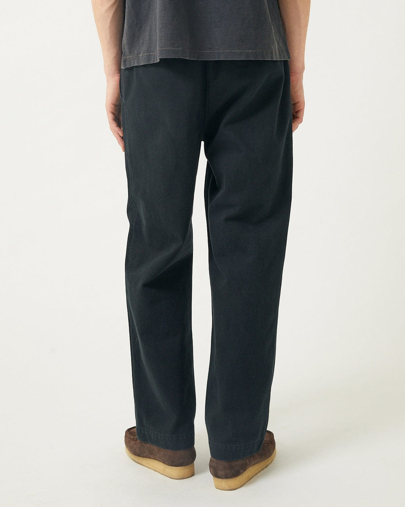 HEAVY TWILL TROUSER - BLACK 4