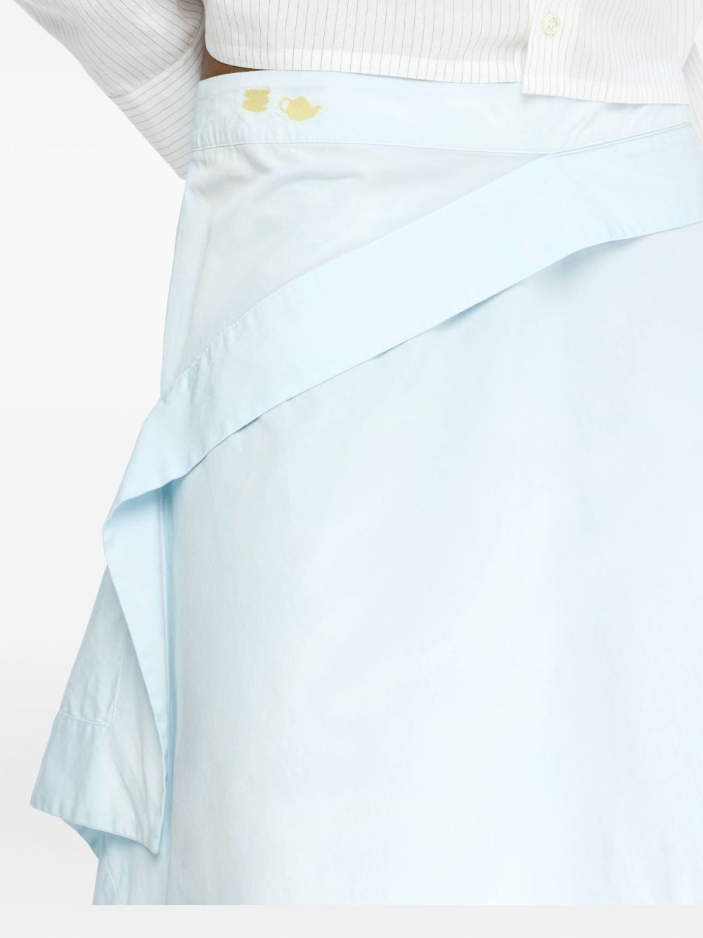 ruffled asymmetric skirt - 4