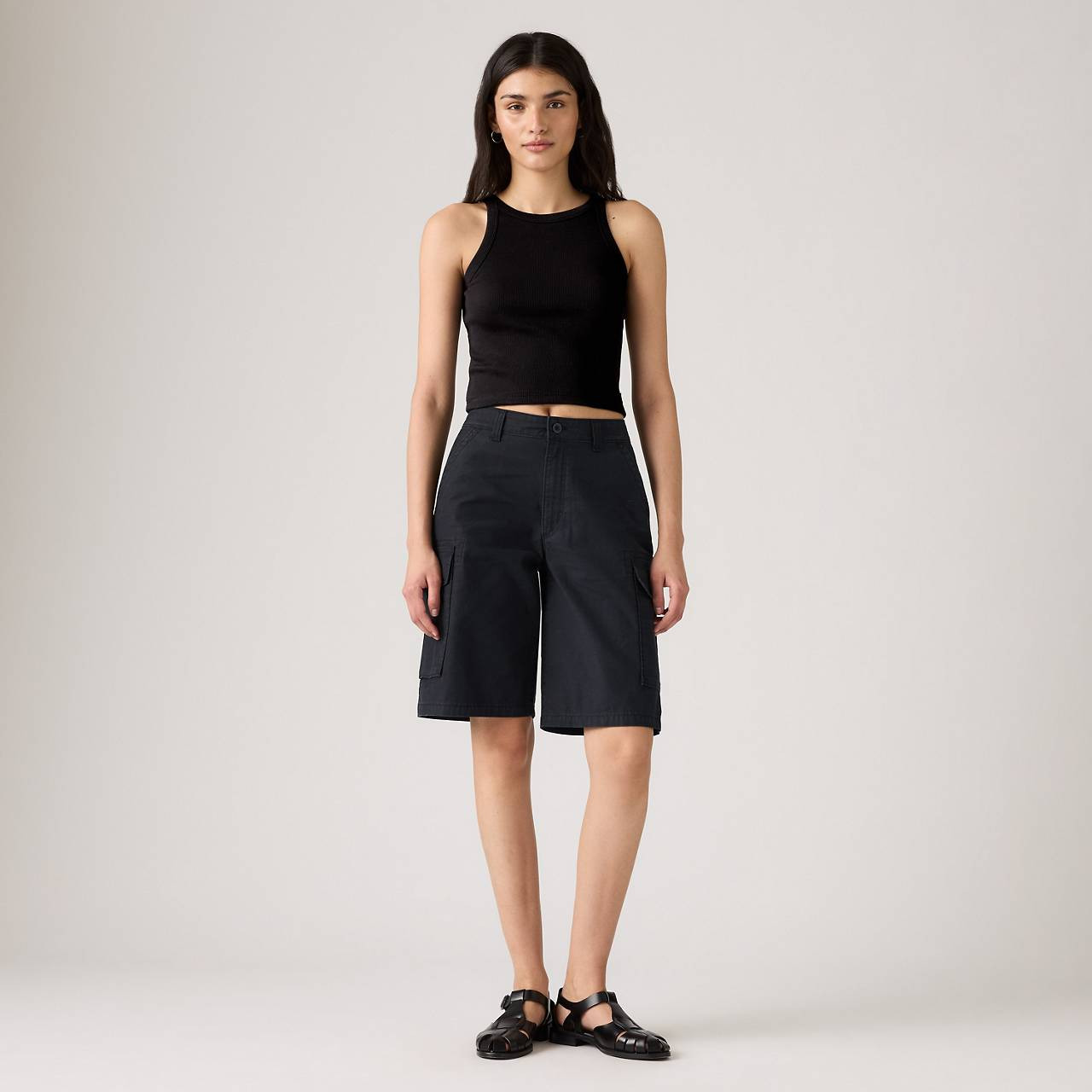 BAGGY DAD CARGO WOMEN'S SHORTS - 2