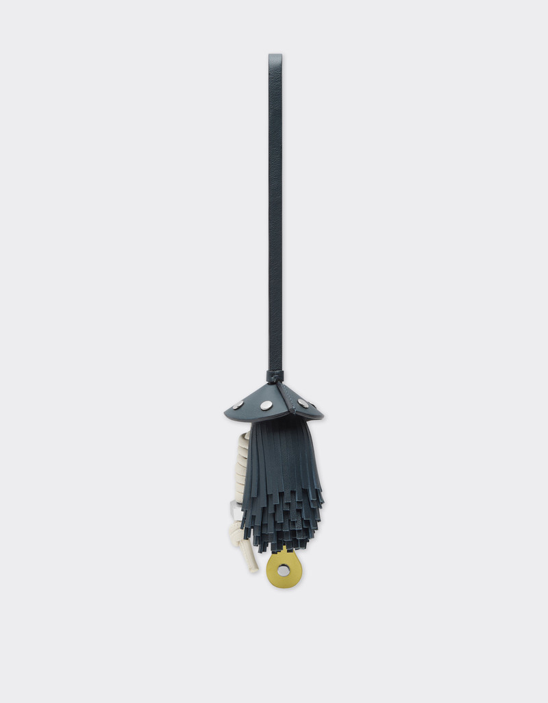 Nappa leather charm with scooby and fringes 4