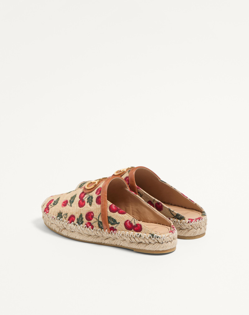 VLOGO SIGNATURE MULE WITH CHERRYFIC MOTIF 25MM 5