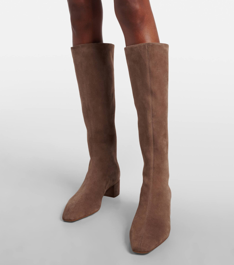 Saint Honoré 35 suede knee-high boots 2