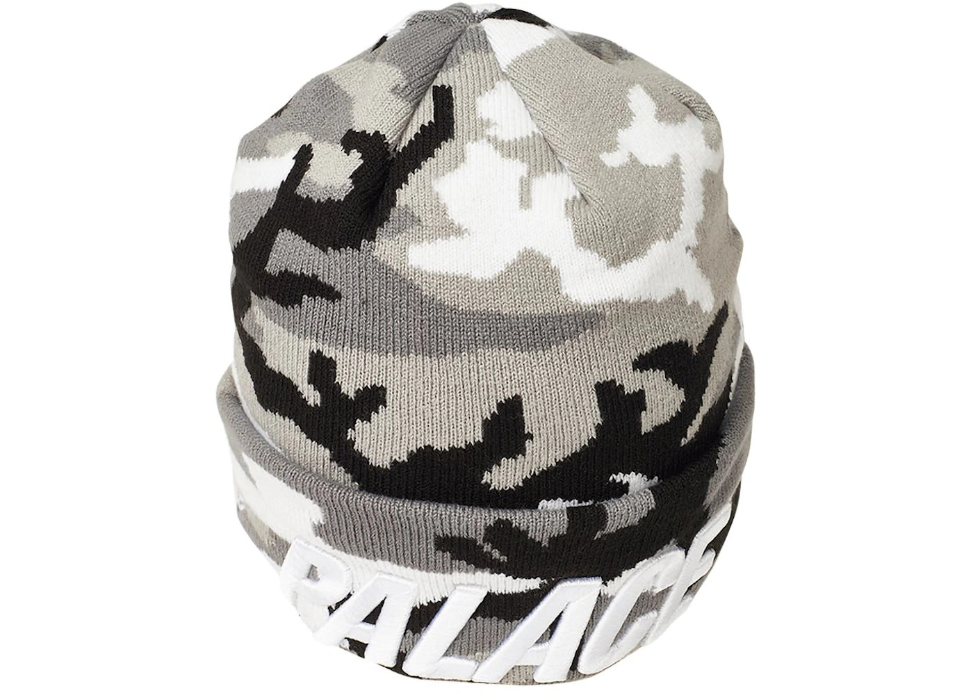 Palace New Era Peak Beanie Grey Camo - 3
