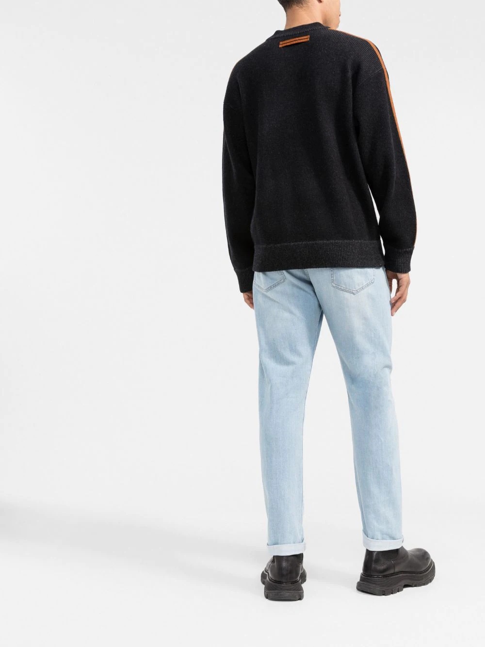 straight-leg denim jeans - 4