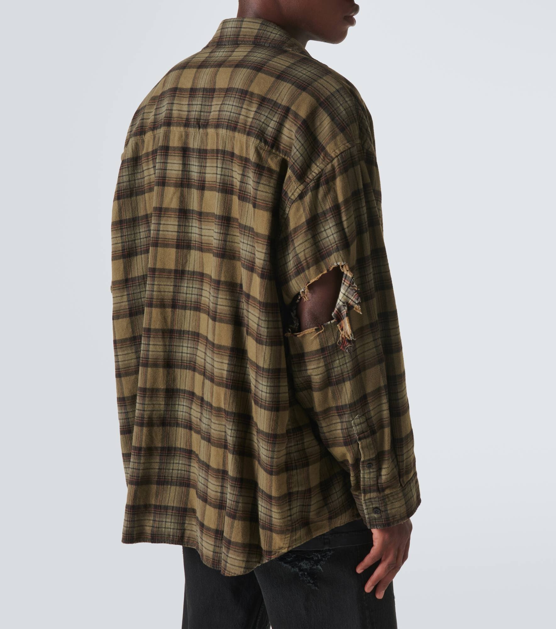 Paris Liberty layered cotton shirt - 4