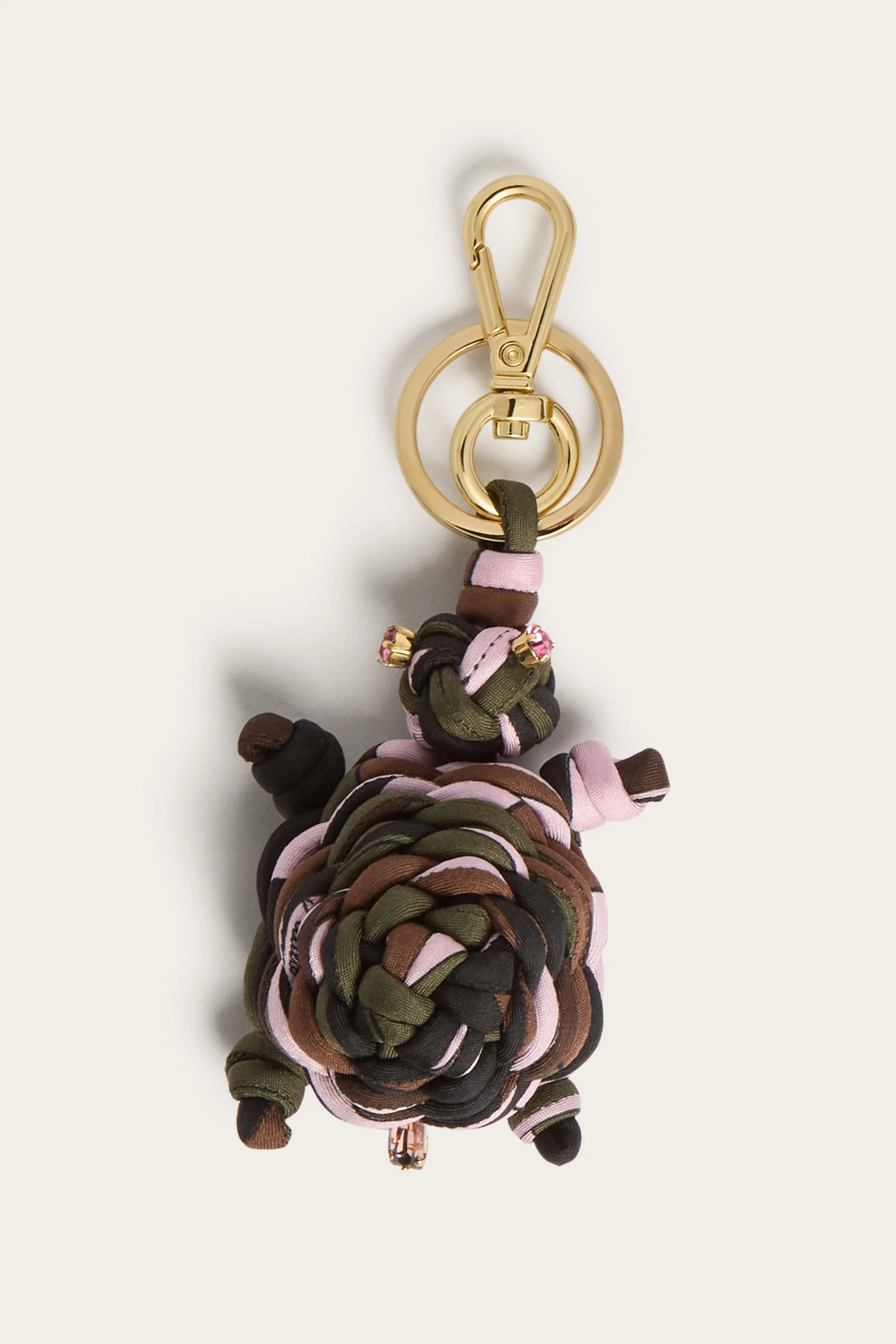 IRIDE PRINT SILK TURTLE CHARM - 1